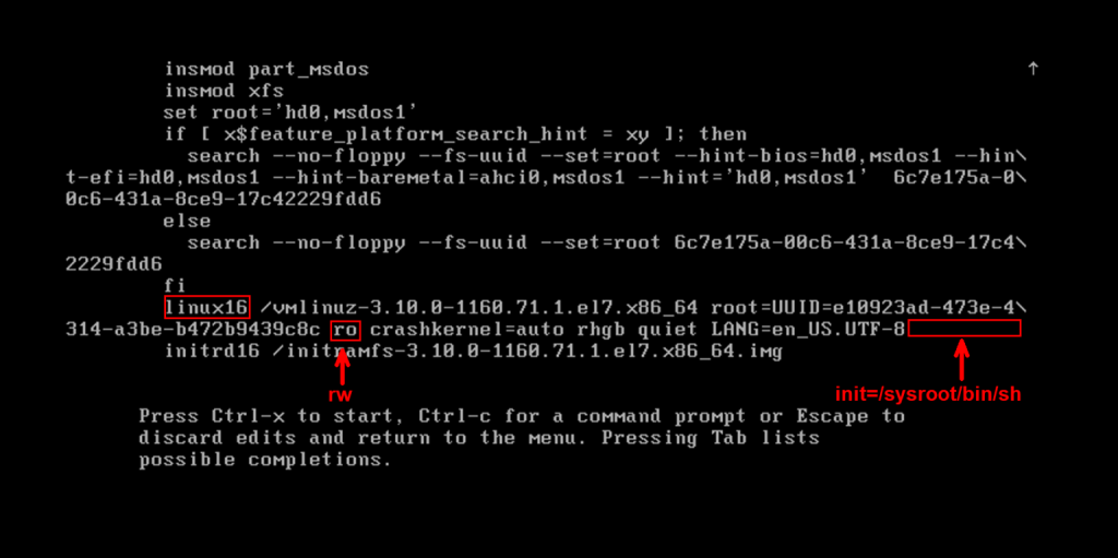 Linux忘记root密码修复