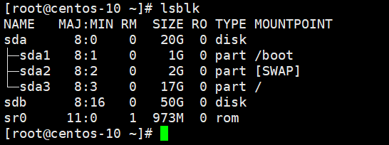 Linux标准分区+逻辑分区