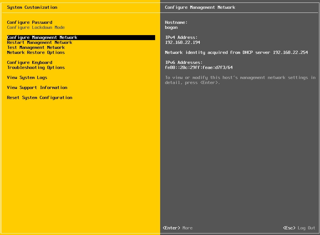 ESXi 7.0安装