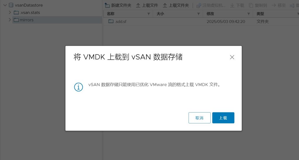 vSAN 集群存储配置