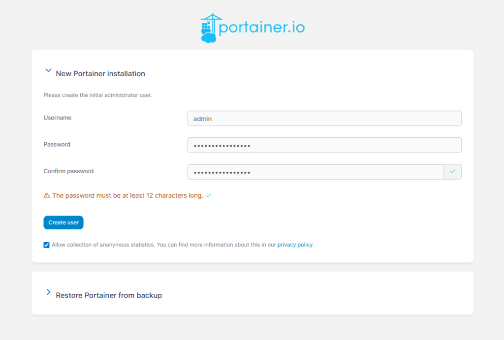 使用 Docker 部署 Portainer